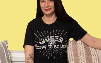 Queer Happy to Be Here Tee